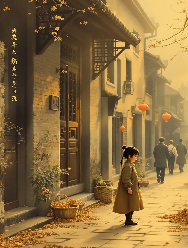 城南旧事 - My Memories of Old Beijing 复古胶片影视海报