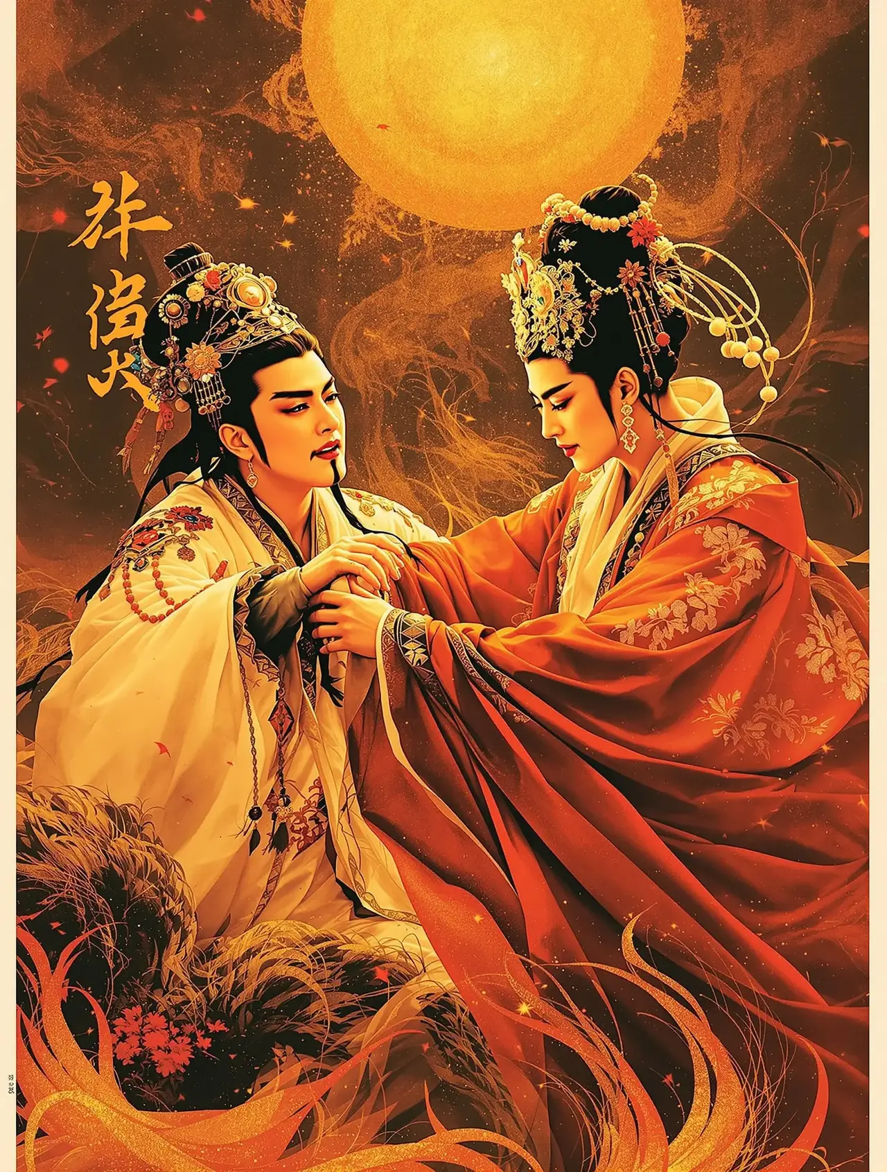 霸王别姬 - Farewell My Concubine 复古胶片影视海报